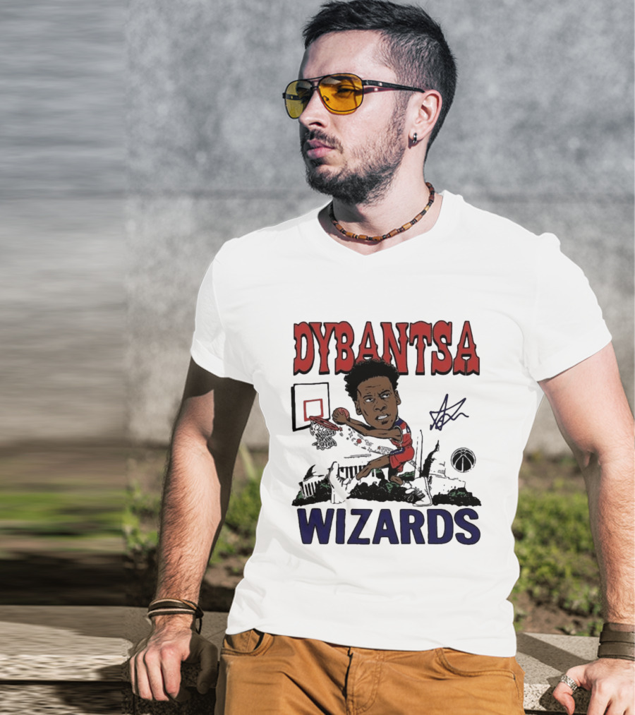 Dybantsa Washington Wizards Rookie Tri Blend Homage T-Shirt