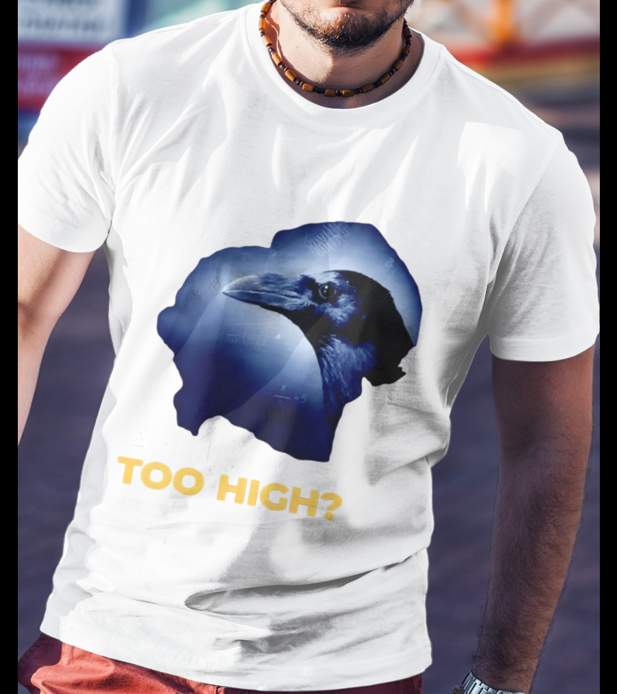 An IQ Too High Raven Sarcasm Meme T-Shirt