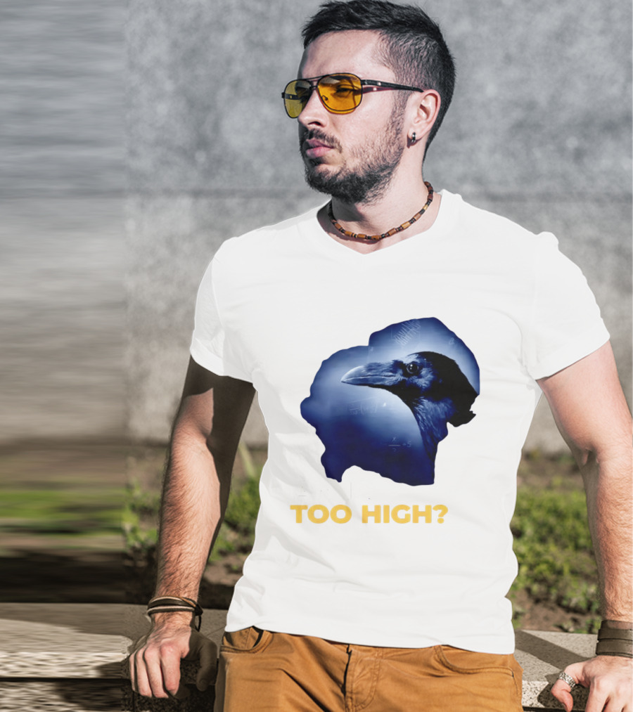 An IQ Too High Raven Sarcasm Meme T-Shirt