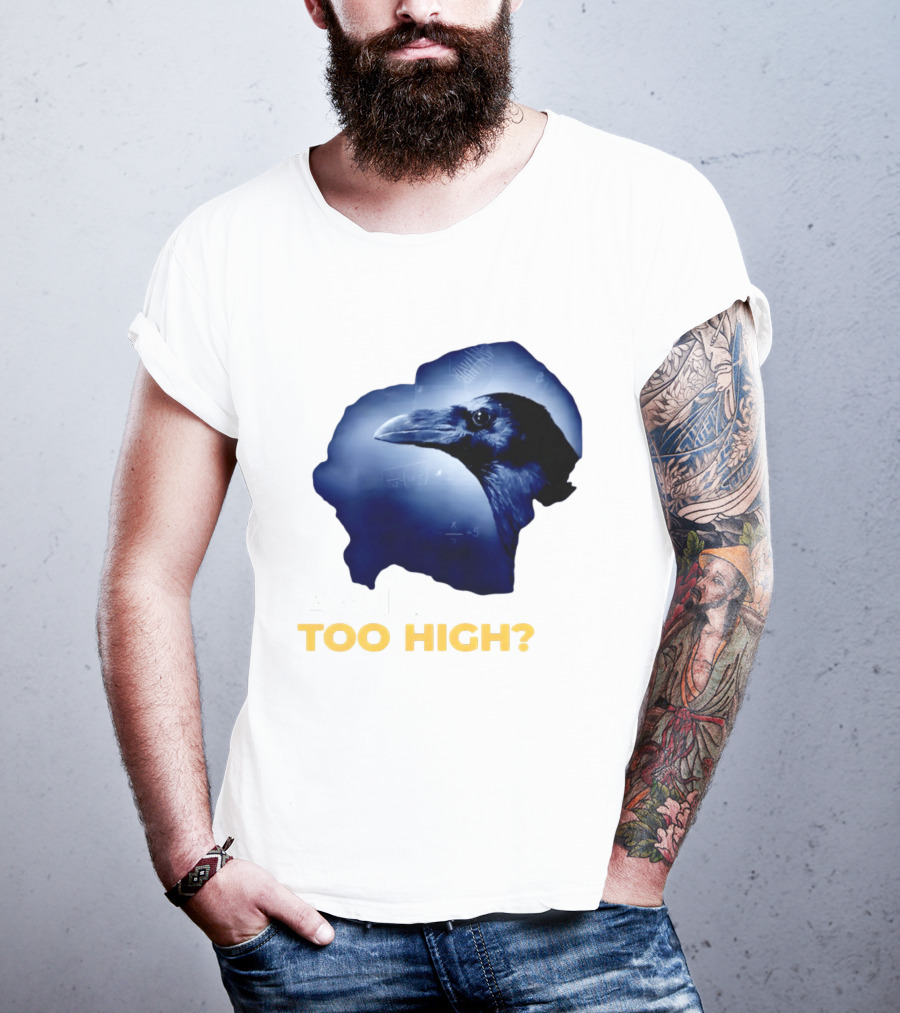 An IQ Too High Raven Sarcasm Meme T-Shirt