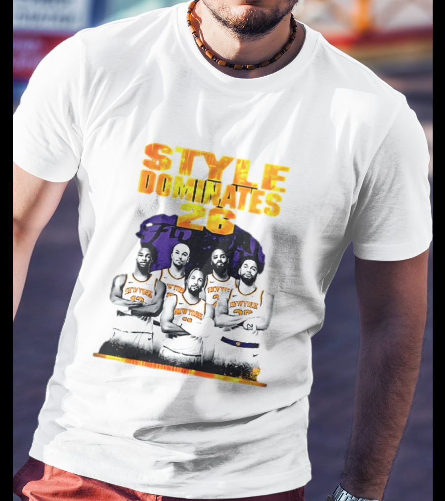 New York Knicks Basketball Style Dominates 26 T-Shirt