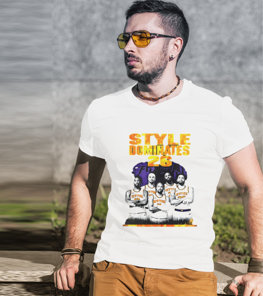 New York Knicks Basketball Style Dominates 26 T-Shirt