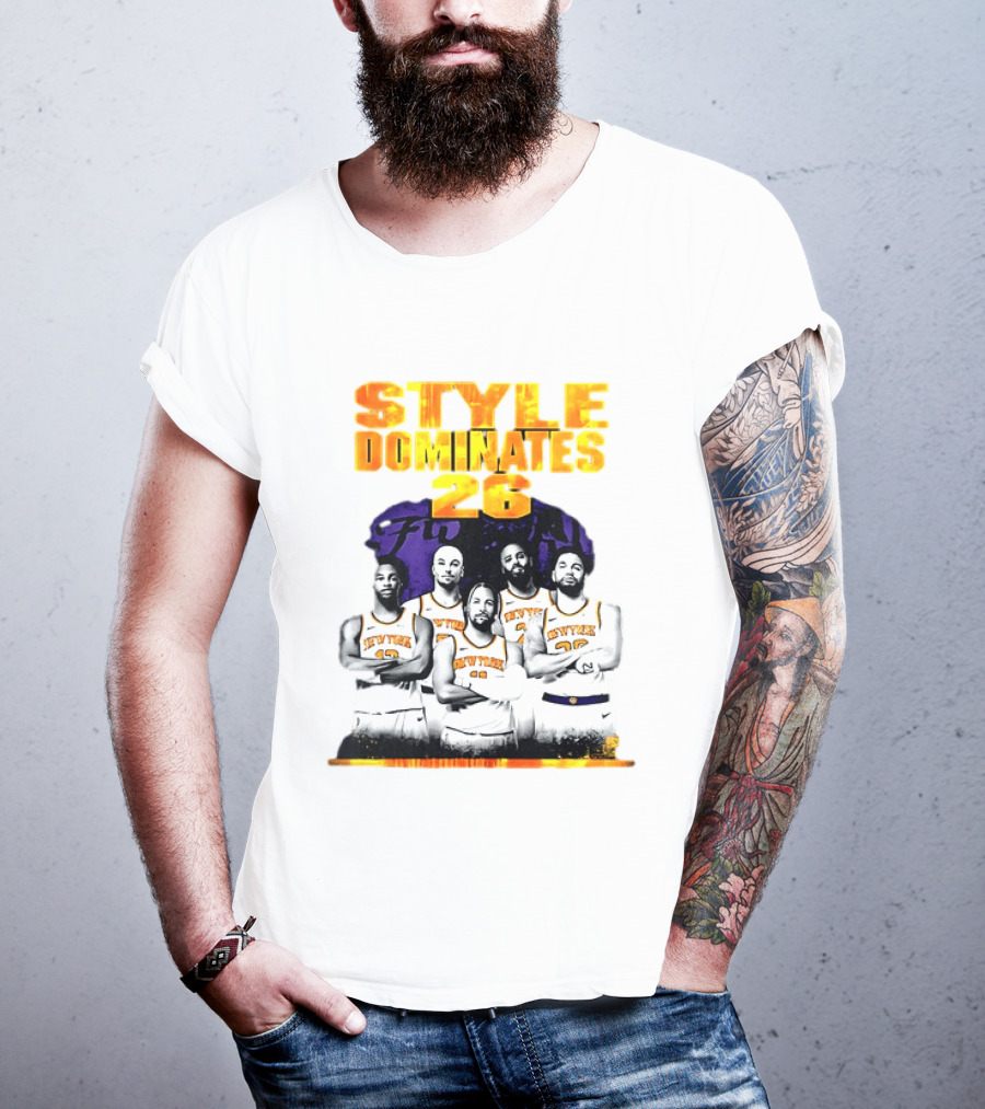 New York Knicks Basketball Style Dominates 26 T-Shirt
