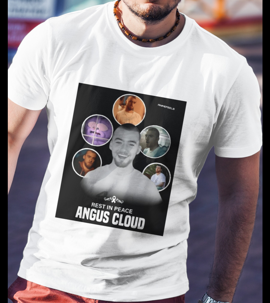 Angus Cloud Memorial Tribute AnimeFeels Rest In Peace T-Shirt
