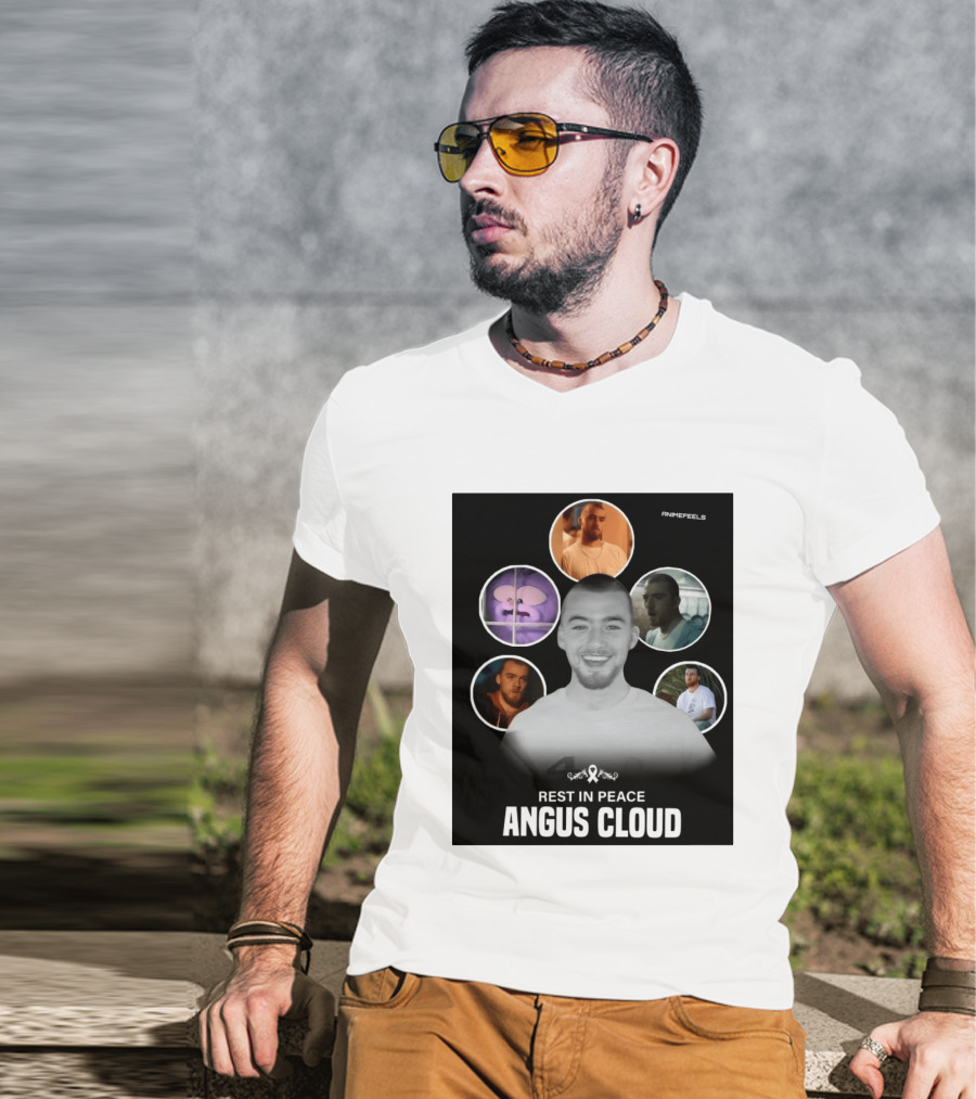 Angus Cloud Memorial Tribute AnimeFeels Rest In Peace T-Shirt