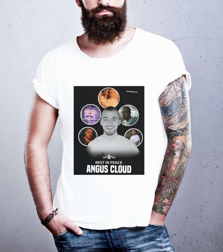 Angus Cloud Memorial Tribute AnimeFeels Rest In Peace T-Shirt