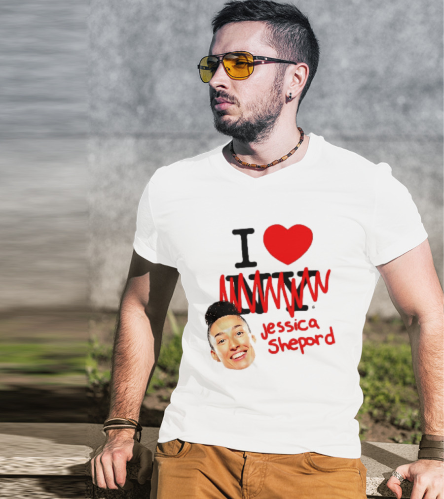 I Love NY Jessica Shepard Heartbeat T-Shirt