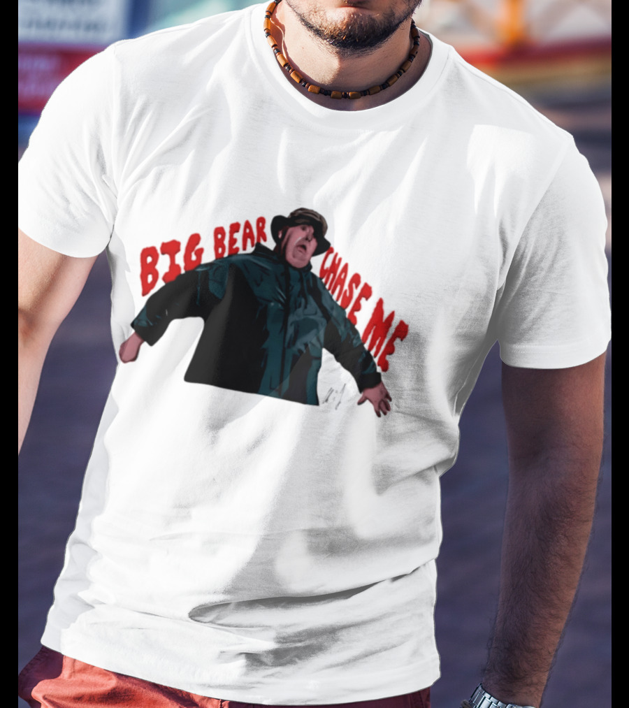 John Candy Big Bear Chase Me The Great Outdoors Movie Scene T-Shirt