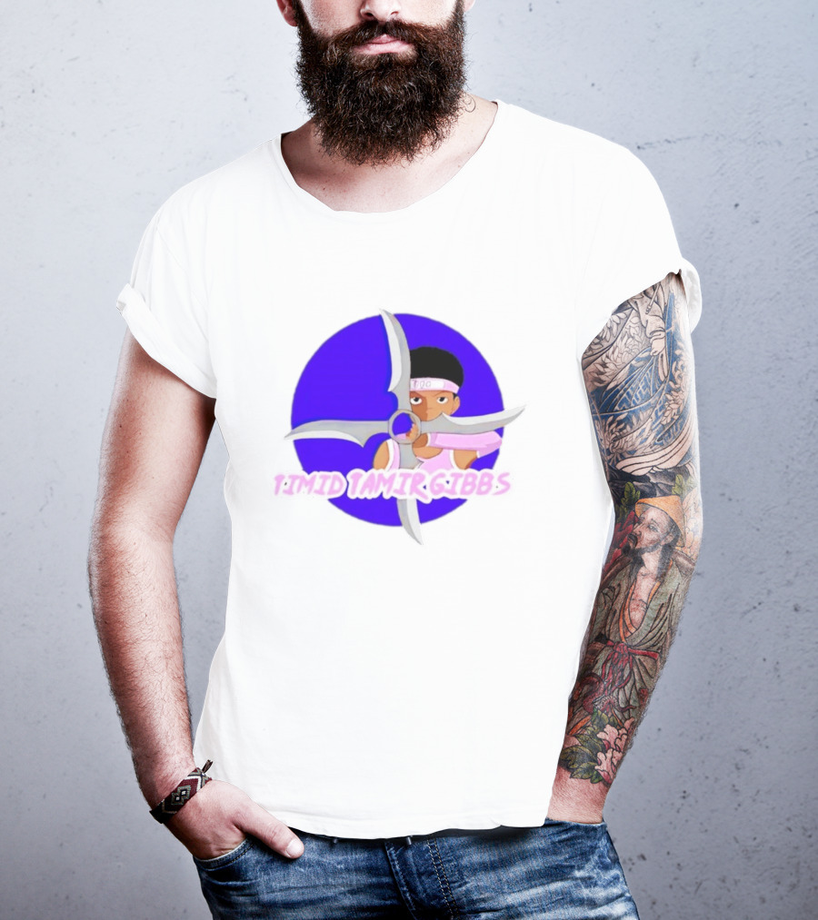 Timid Tamir Gibbs Windmill Shuriken Ninja T-Shirt