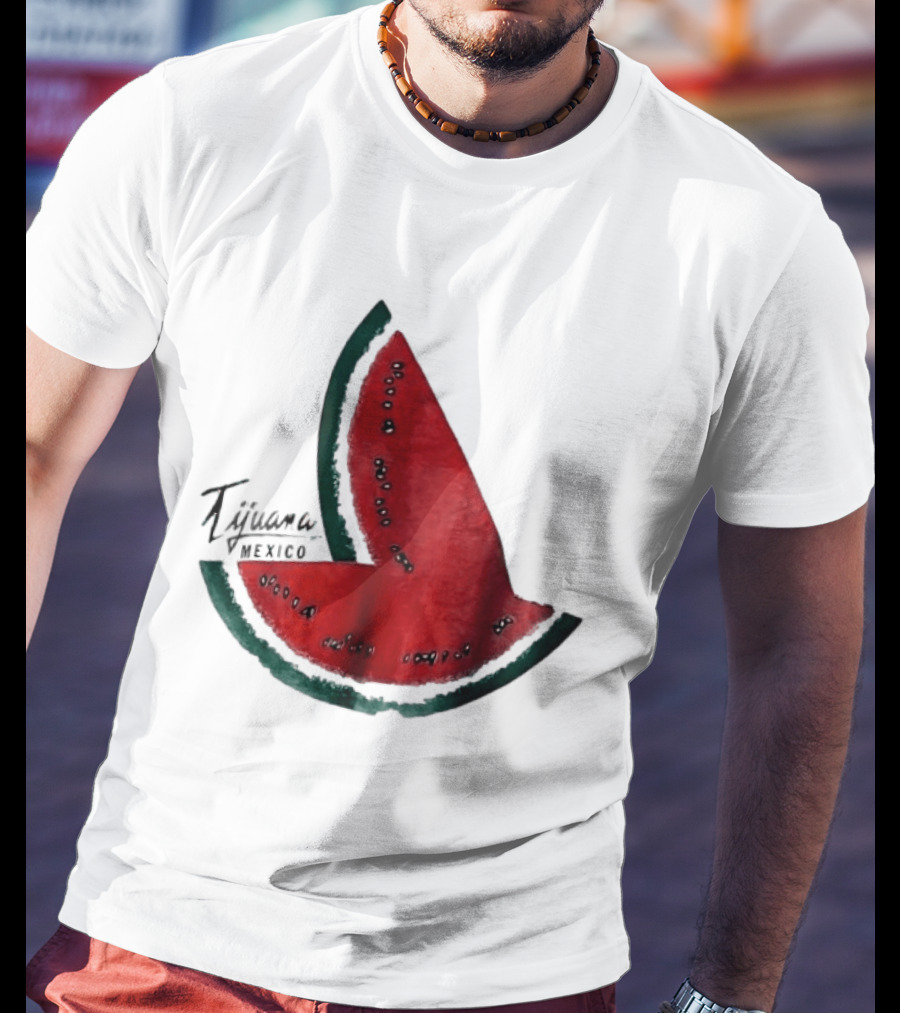 Tijuana Mexico Watermelon Summer Snack Souvenir T-Shirt