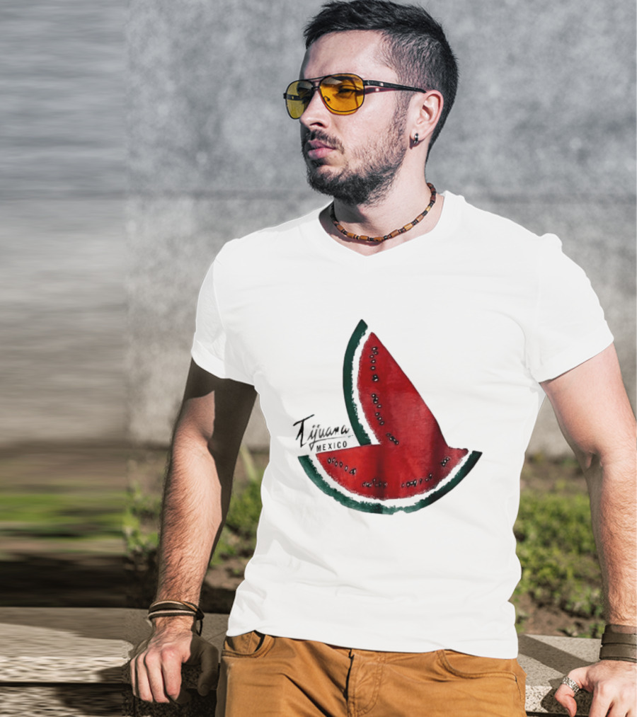 Tijuana Mexico Watermelon Summer Snack Souvenir T-Shirt