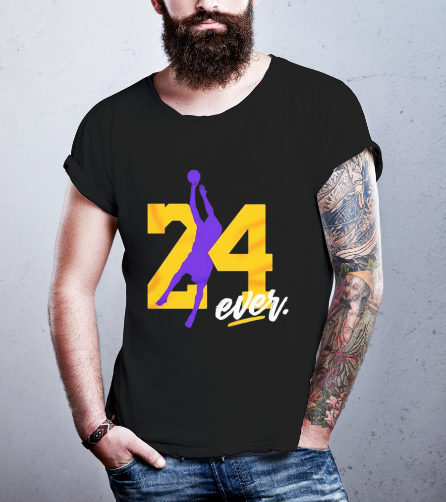 Kobe Bryant Los Angeles Lakers 24 Ever Basketball Legend T-Shirt