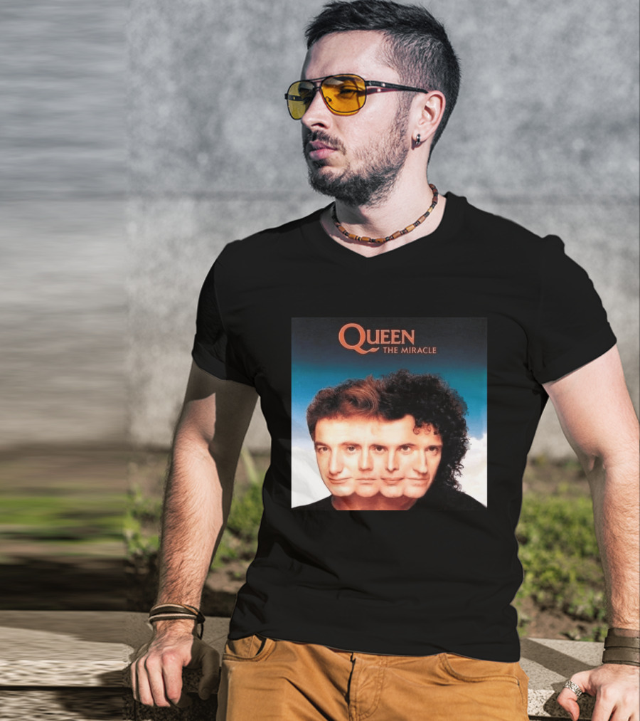 Queen The Miracle Album Cover Art May 1989 Release T-Shirt