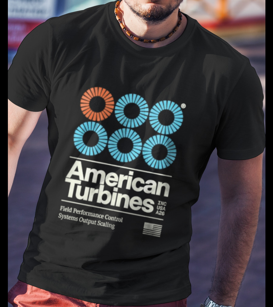 American Turbines Inc USA A26 Field Performance Control Systems Output Scaling T-Shirt