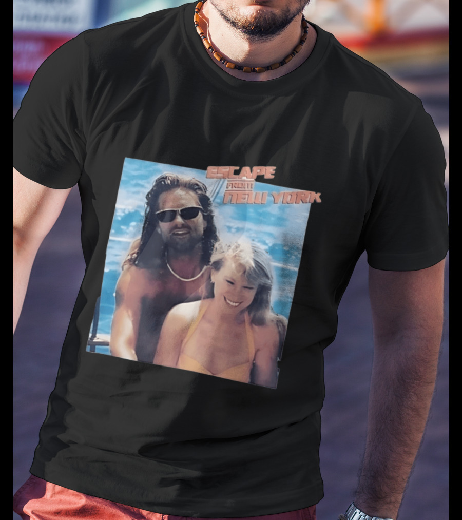 Captain Ron Kurt Russell Mary Kay Place Escape From New York 1992 T-Shirt