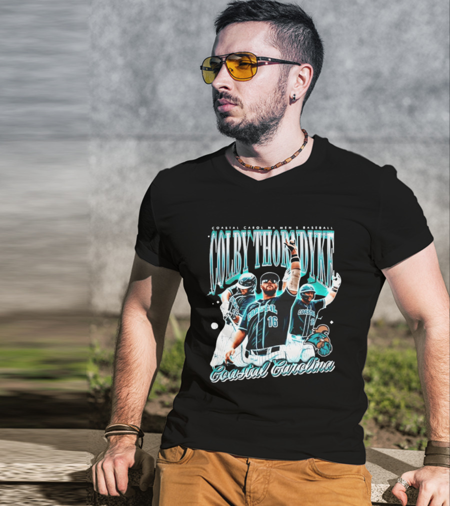 Coastal Carolina Chanticleers Colby Thoradyke Baseball Coastal Carolina T-Shirt