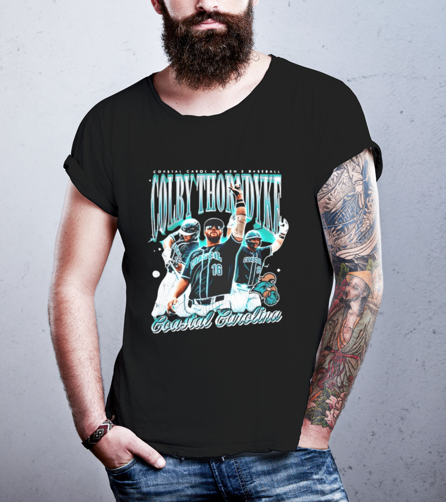 Coastal Carolina Chanticleers Colby Thoradyke Baseball Coastal Carolina T-Shirt
