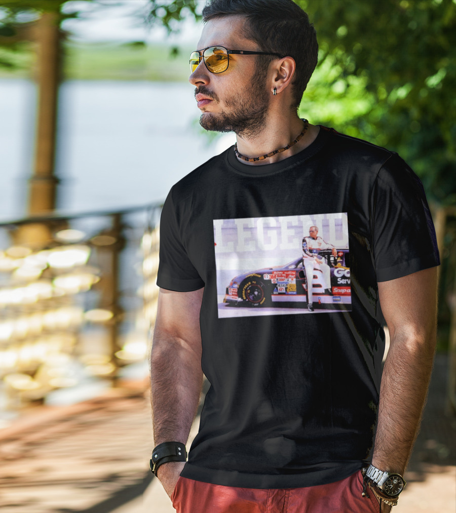 Dale Earnhardt Richard Childress Racing Nascar Winston Cup Legend Goodyear Snap On Holley T-Shirt