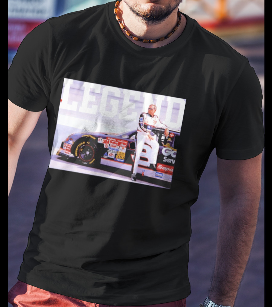 Dale Earnhardt Richard Childress Racing Nascar Winston Cup Legend Goodyear Snap On Holley T-Shirt