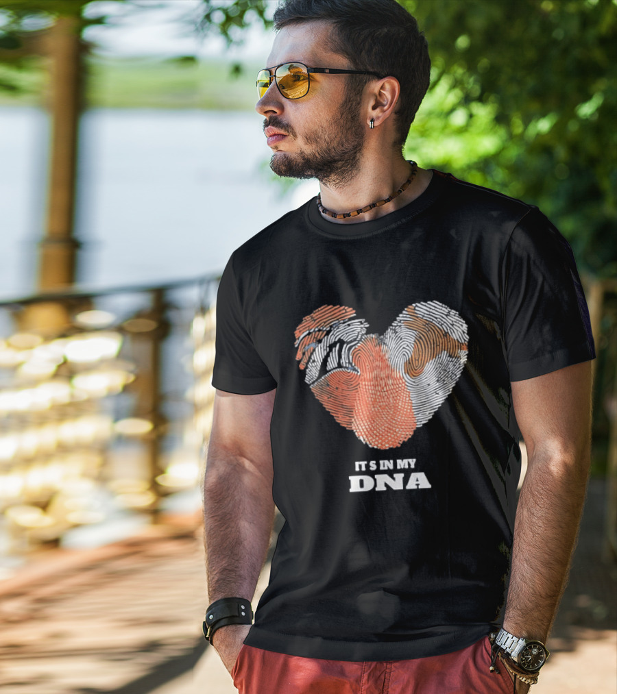 Fingerprint Heart It's In My DNA T-Shirt