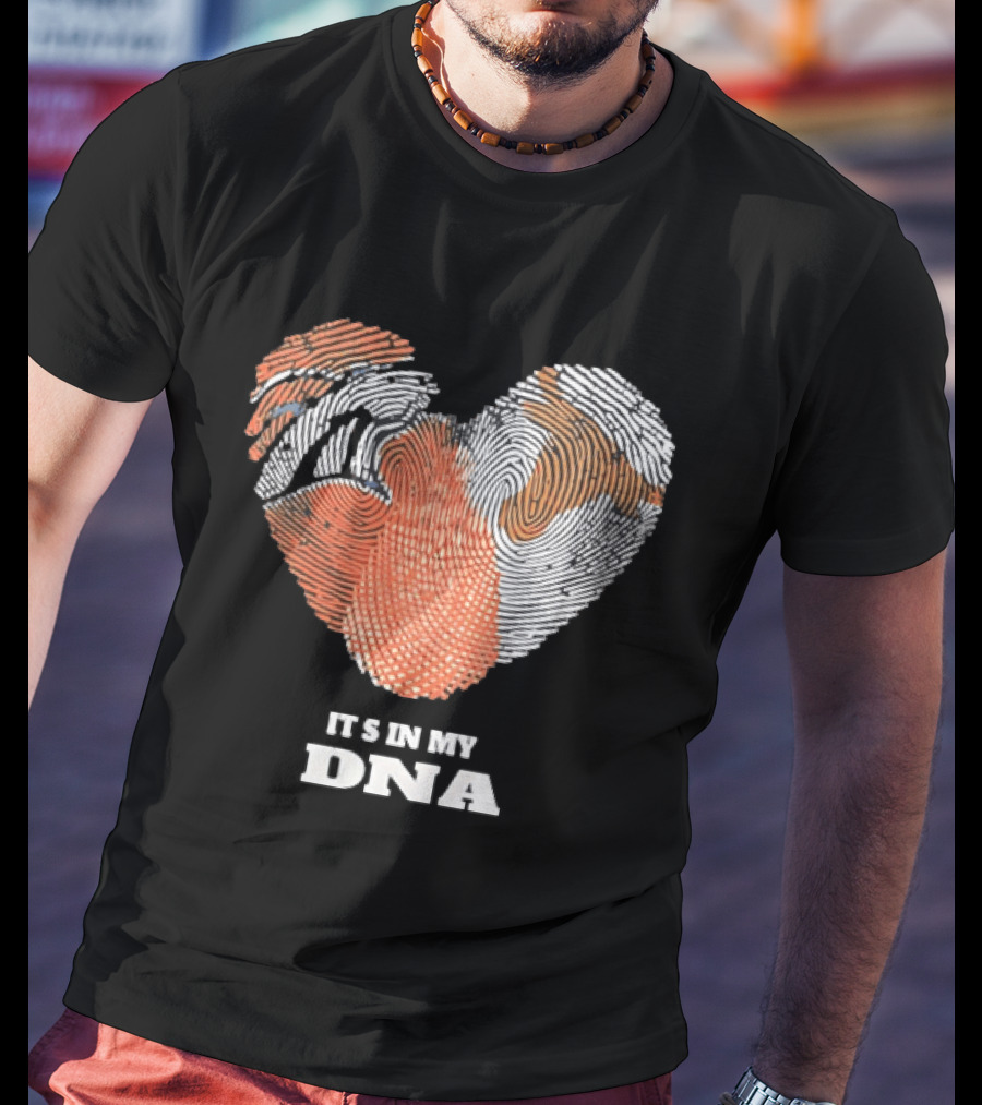 Fingerprint Heart It's In My DNA T-Shirt