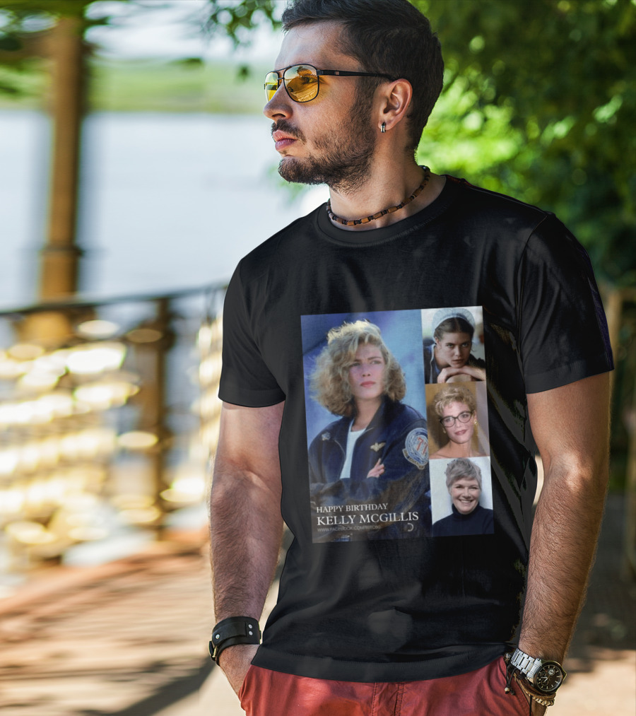 Happy Birthday Kelly McGillis Photos Compilation T-Shirt