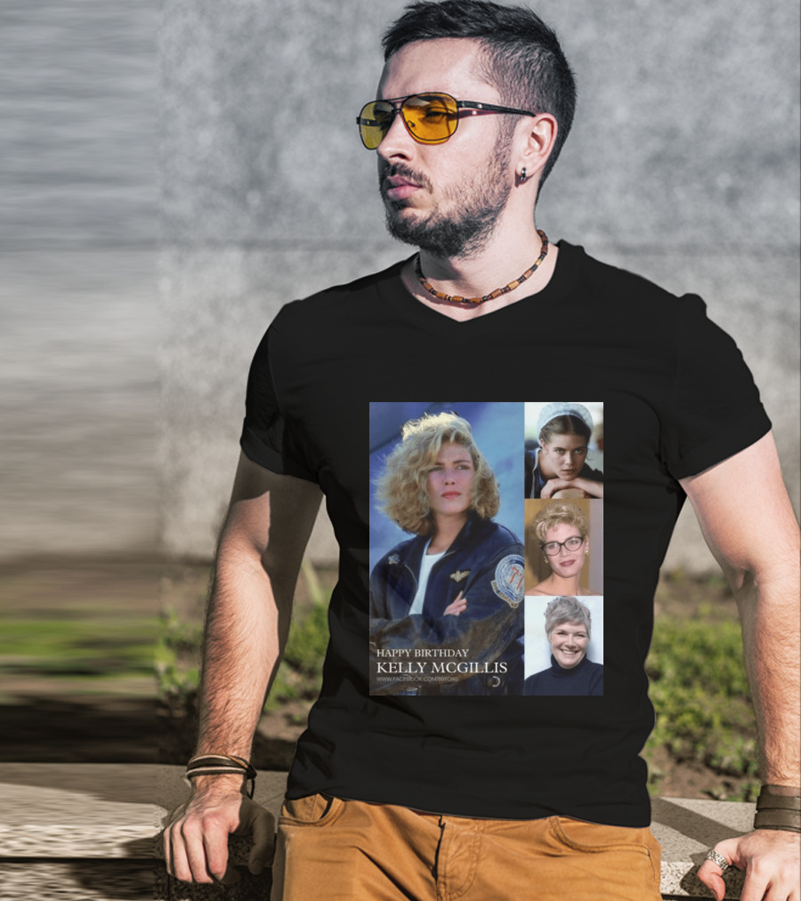 Happy Birthday Kelly McGillis Photos Compilation T-Shirt