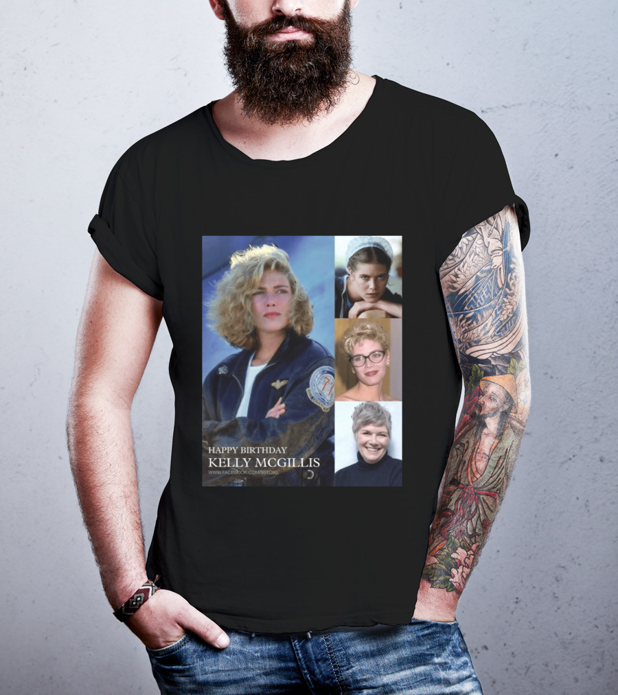 Happy Birthday Kelly McGillis Photos Compilation T-Shirt