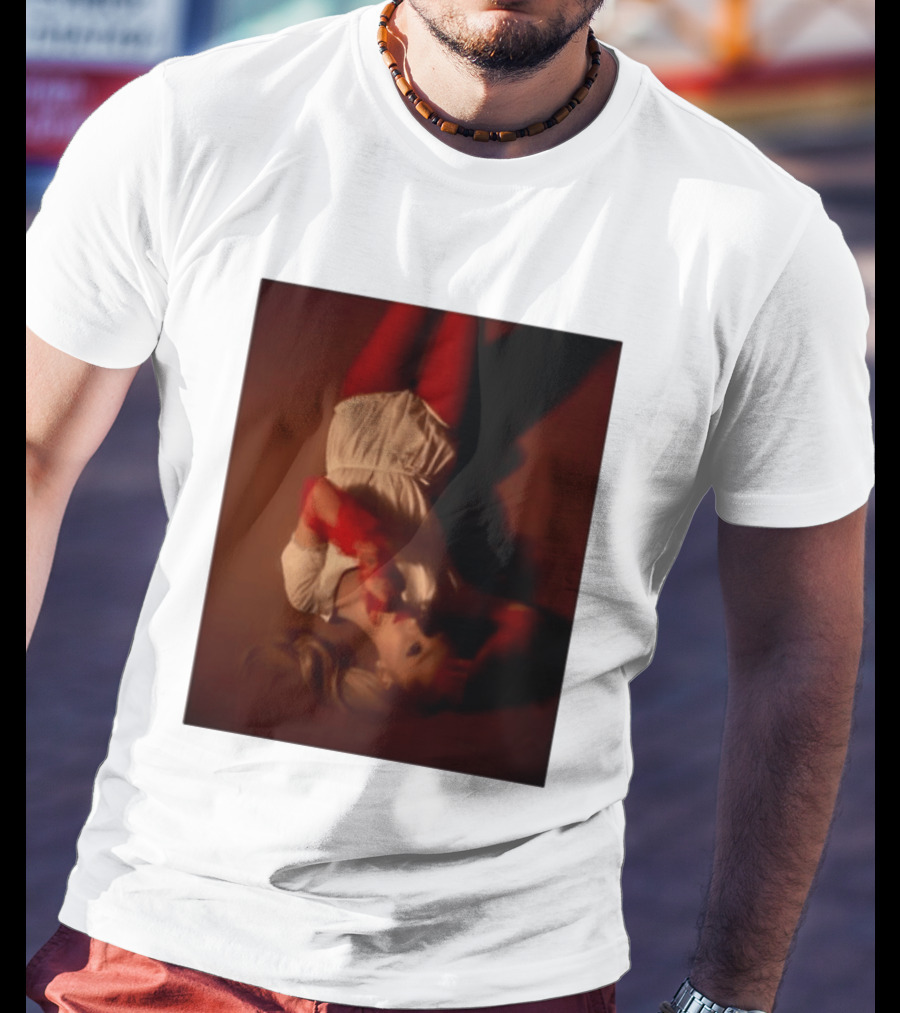 Ariana Grande Red And White Eternal Sunshine Aesthetic T-Shirt