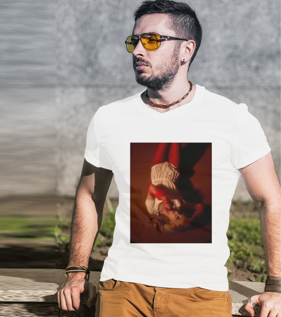 Ariana Grande Red And White Eternal Sunshine Aesthetic T-Shirt