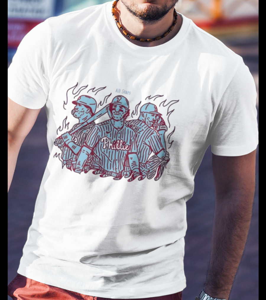 Bryce Harper Trea Turner Ranger Suarez Philadelphia Phillies All Stars MLB Players T-Shirt