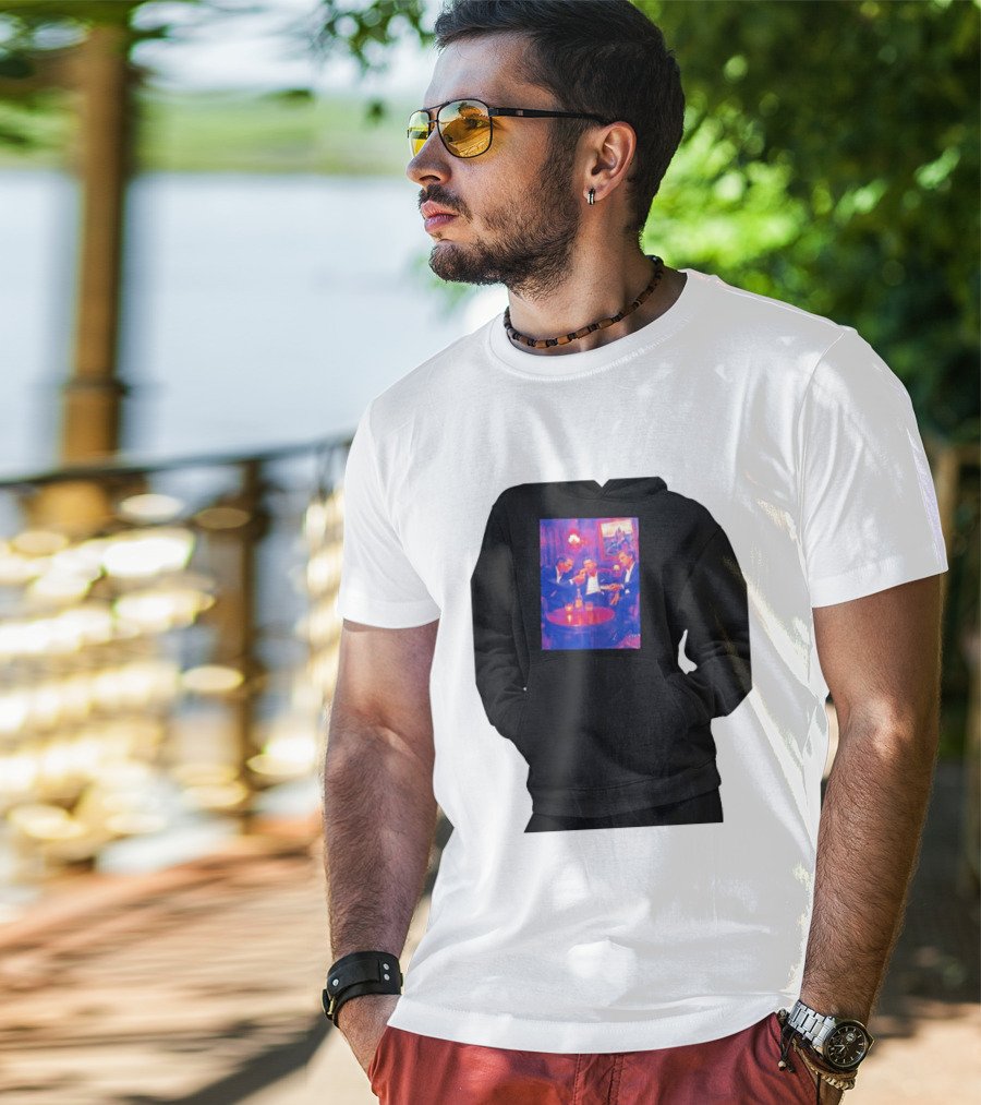 Rafael Nadal Novak Djokovic Roger Federer Tennis Legends The Big Three Iconic Gathering T-Shirt