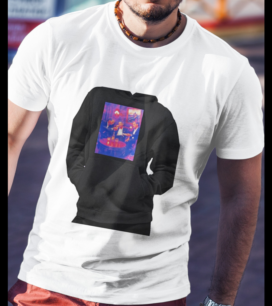 Rafael Nadal Novak Djokovic Roger Federer Tennis Legends The Big Three Iconic Gathering T-Shirt