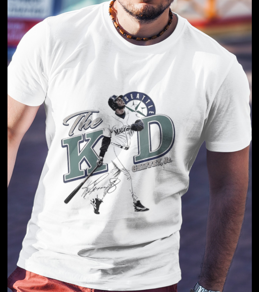 The Kid Seattle Mariners Ken Griffey Jr. Baseball T-Shirt