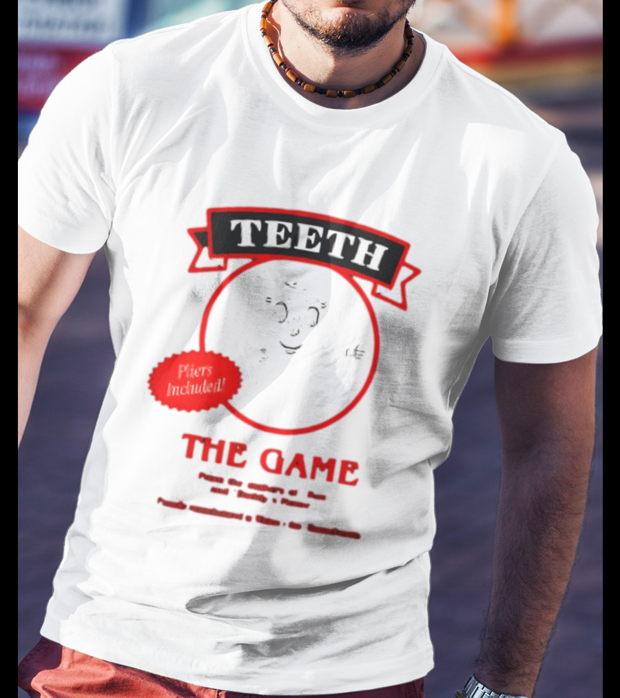 Teeth The Game Pliers Included From The Authors Of Widow's Bay Board Game T-Shirt