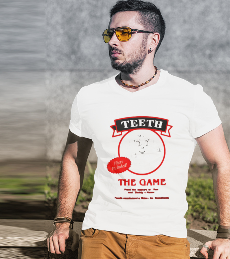 Teeth The Game Pliers Included From The Authors Of Widow's Bay Board Game T-Shirt