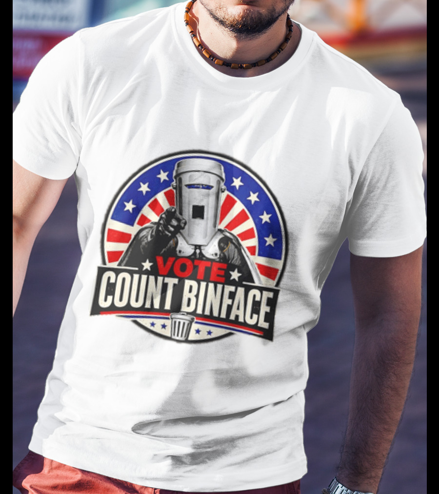 Vote Count Binface UK Politics Satirical Election T-Shirt