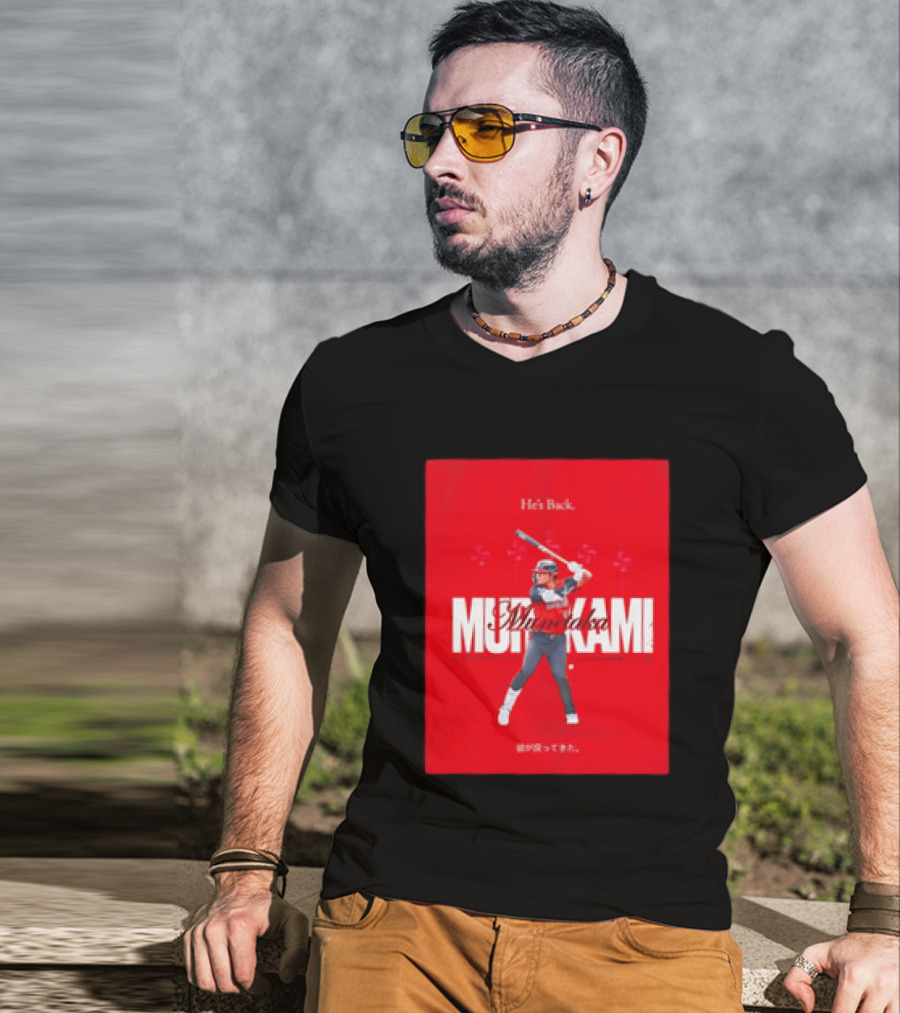 He's Back 2026 American League All Star Munetaka Murakami T-Shirt