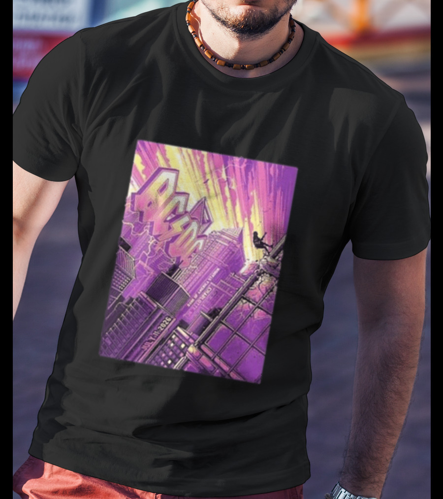 ACDC Charlotte PWR Up North America Tour July 11 2026 Skyline T-Shirt