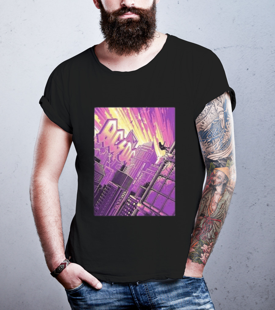 ACDC Charlotte PWR Up North America Tour July 11 2026 Skyline T-Shirt