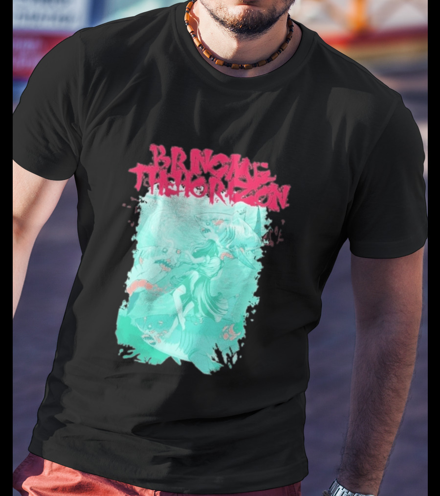 Bring Me The Horizon Shark Attack Artwork 2026 T-Shirt