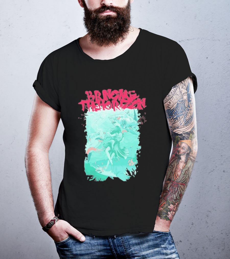 Bring Me The Horizon Shark Attack Artwork 2026 T-Shirt
