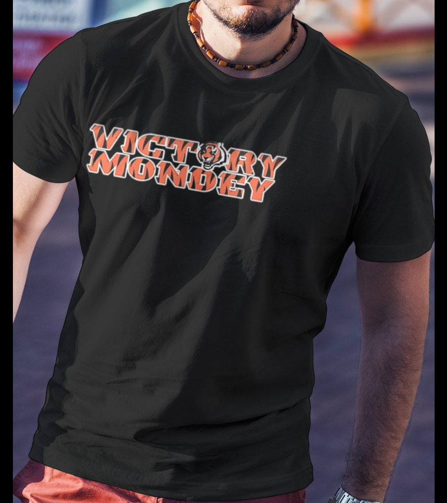 Cincinnati Bengals Victory Monday Tiger Stripes Football Fans League T-Shirt