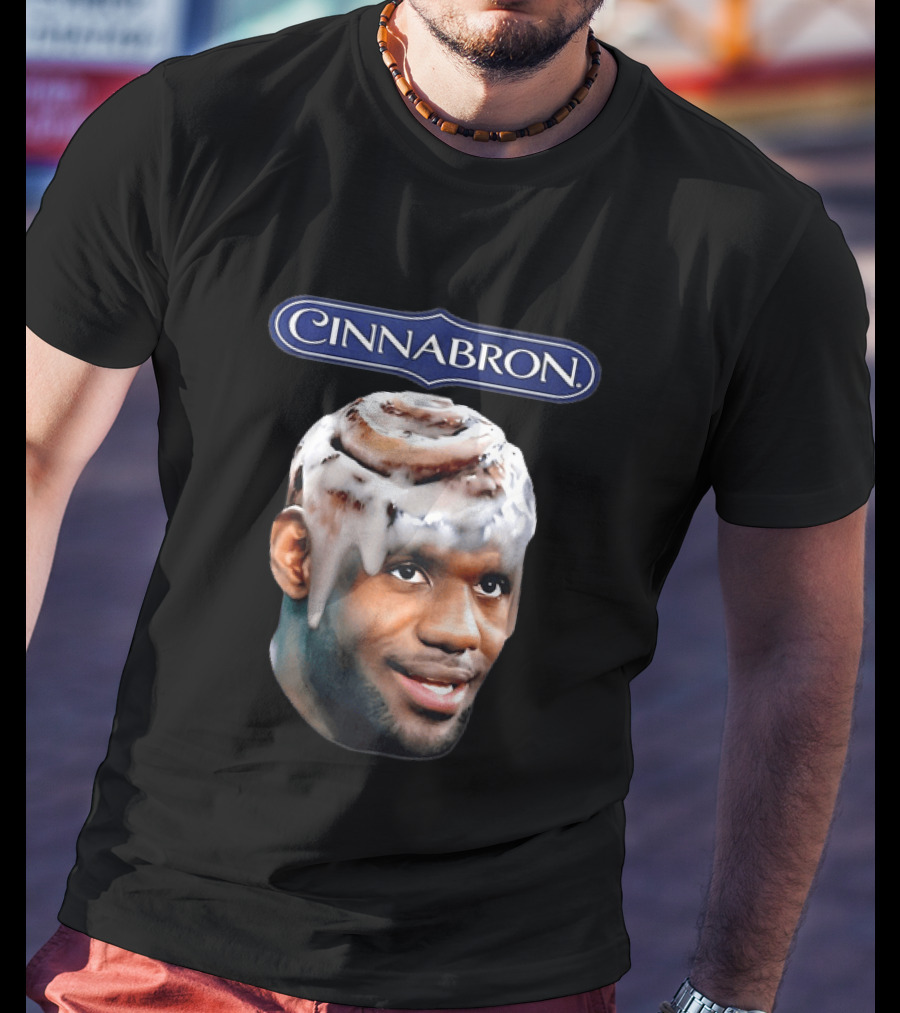 LeBron James Los Angeles Lakers Cinnabron Cinnamon Roll Meme T-Shirt