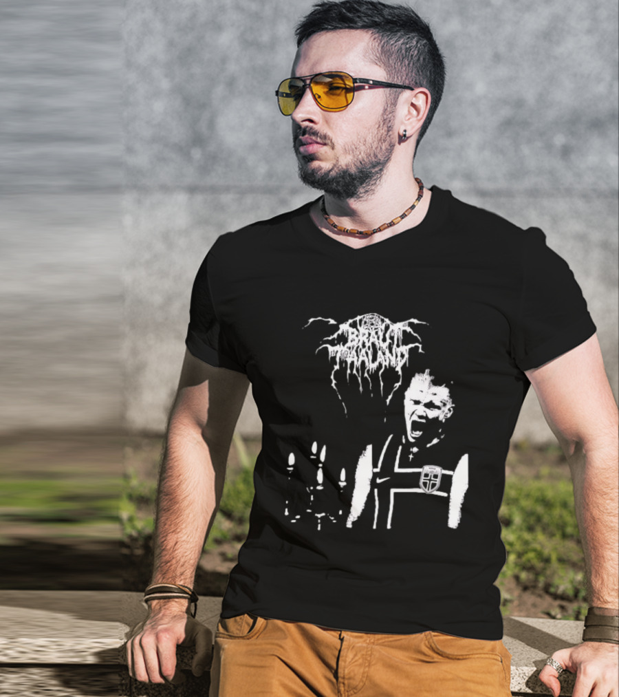 Erling Haaland Norway Black Metal Heavy Metal Braut Football T-Shirt