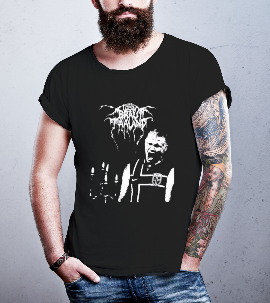 Erling Haaland Norway Black Metal Heavy Metal Braut Football T-Shirt