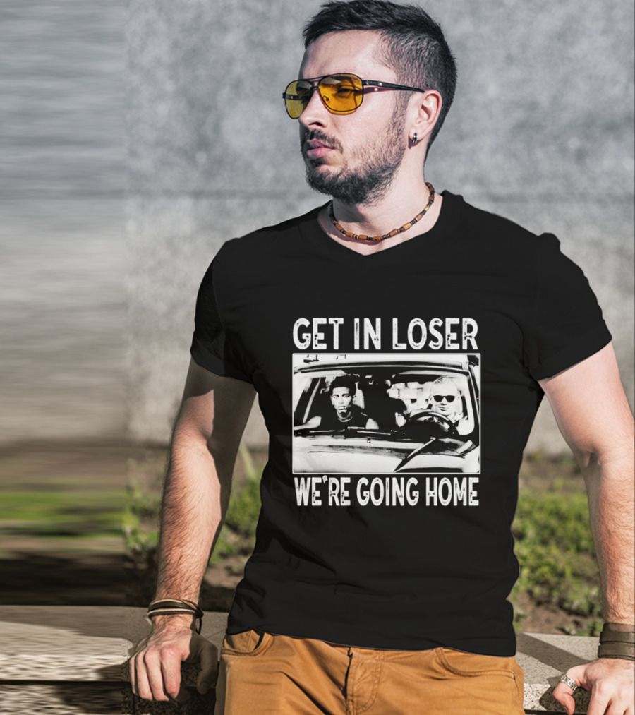 Erling Haaland Jude Bellingham Get In Loser We're Going Home Car Scene Image T-Shirt