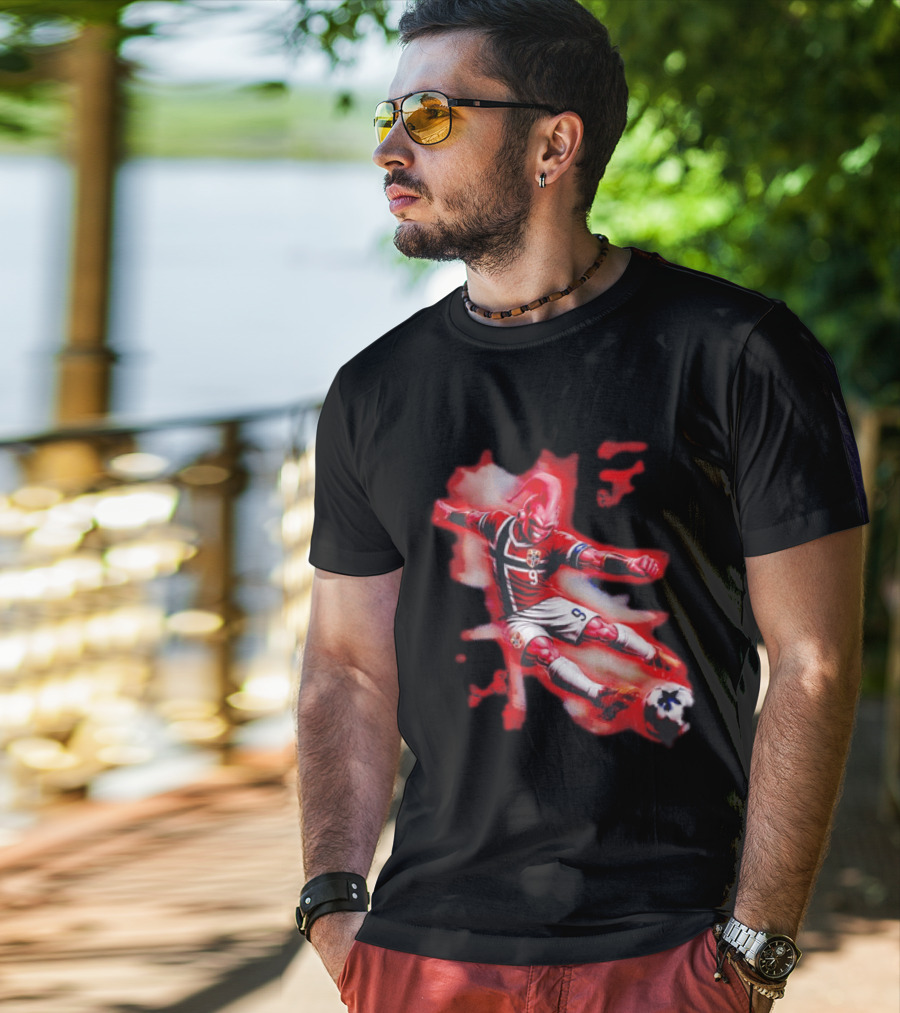 Erling Haaland Majin Buu Norway Football 9 Soccer Fusion T-Shirt