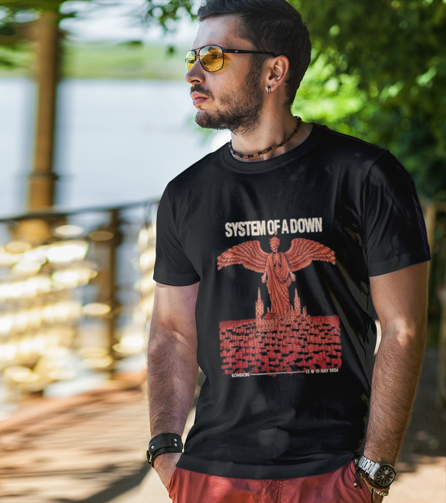 System Of A Down London England July 13 15 2026 Event Pop Up Exclusive SOAD T-Shirt