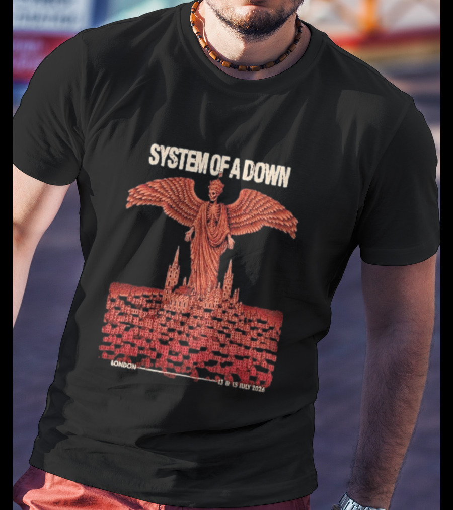 System Of A Down London England July 13 15 2026 Event Pop Up Exclusive SOAD T-Shirt